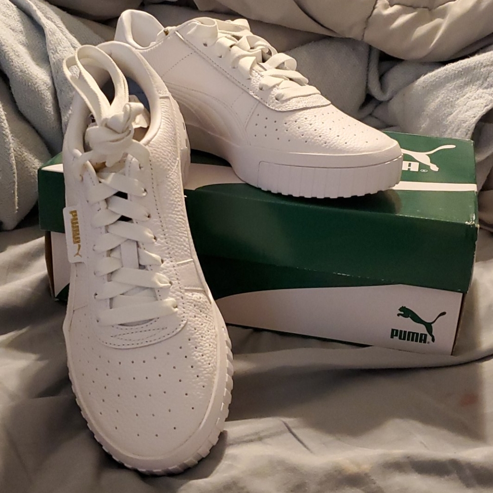 Puma Cali's white on white